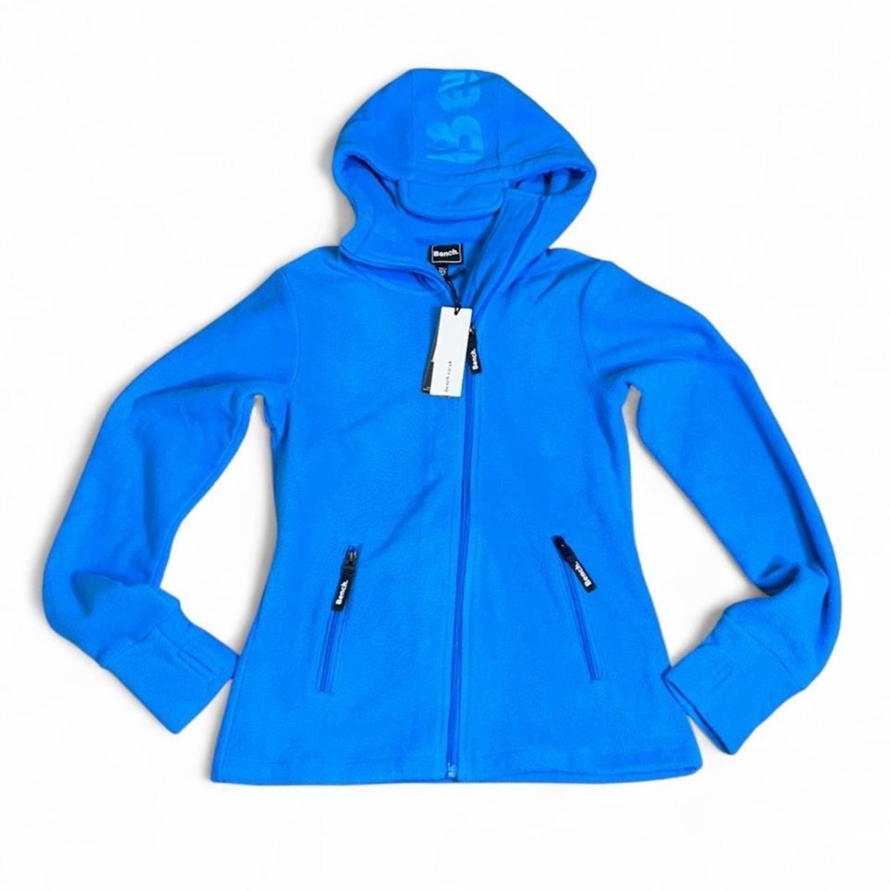 Bench Blue Zip-Up Hoodie NWT SIZE XS